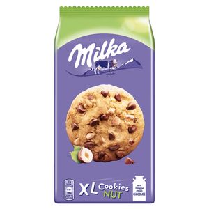 Milka Xl Cookies Nuts Kekse mit Milchschokoladenstückchen und Nüssen 184 G