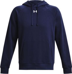Under Armour - "Rival" Kapuzenpullover für Herren/Damen Uni RW9571 (XXL) (Mitternachtsblau/Weiß)