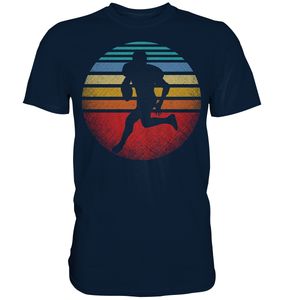 American Football Spieler Quarterback T-Shirt – Navy / M