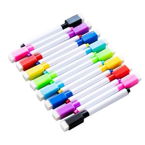 8 Farben trocken abwischbare Marker mit Radiergummikappe, Whiteboard Marker Whiteboard-Stift-Set für Glas/Whiteboard/Kunststoff/Porzellan Zuhause Schule Büro Kinder und Erwachsene