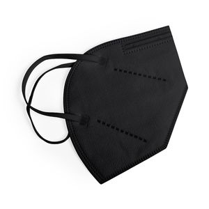 60 Stück Schwarze FFP2 Maske Atemschutzmaske Mundschutz Hygienemasken EN149:2001