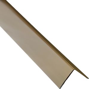 Alu Winkel-Profil Kantenschutz Zierleiste Profil gold matt 270cm H27mm