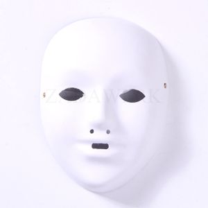 ZADAWERK Maske - Weiß - Kind - 10 Stück mit Gummiband - basteln & verkleiden