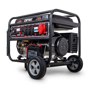 DeTec. Benzin Stromgenerator 7500 Watt | 18 PS Notstromaggregat 400V | 3-Phasen Stromerzeuger