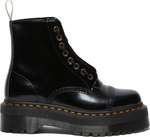 Dr. Martens Vegan S clair Dámske topánky s 8 očkami a zipsom na platforme Black - undefined / Black
