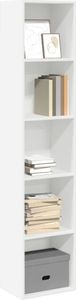 vidaXL Bücherregal Weiß 40x30x189 cm Holzwerkstoff vidaXL Bücherregal Weiß 40x30x189 cm Holzwerkstoff