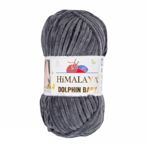 Strickfein Himalaya Dolphin Baby super Bulky Chenille Garn Wolle strickgarn 100 gr 80367 - anthrazit