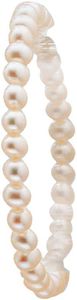 Perlenarmband Armband Perlen roséfarbene Süßwasserzuchtperlen Schmuck dehnbar 17-22 cm