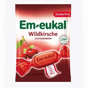 Em eukal Wildkirsche zuckerfreie Hustenbonbons laktosefrei 75g