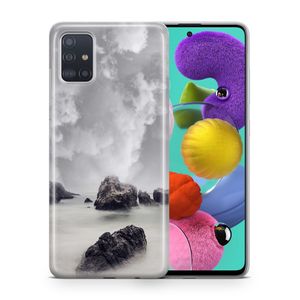 Handyhülle Schutzhülle für Samsung Galaxy A20e Case Cover Tasche Bumper Etuis TPU, Modell:Samsung Galaxy A20e, Motiv auswählen:Felsen Wolken
