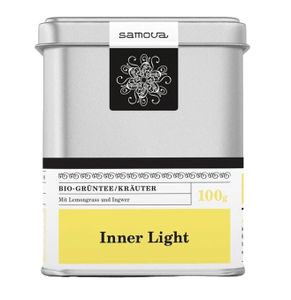 Samova Inner Light, Bio-Grüntee / Kräutertee, loser Tee in Dose, 100 gr