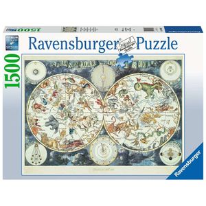 Weltkarte mit fantastischen Tierwesen Ravensburger 16003