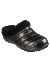 Skechers Damen Cozy Camper Glamping Hausschuhe Pantoffeln gefüttert 111356 schwarz, Schuhgröße:39 EU