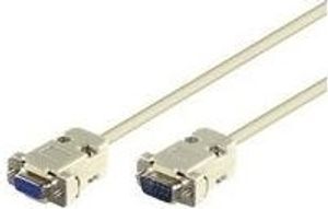 Microconnect DB9-DB9 1.8m Grey - Adapter kabla (DB9, DB9, męski/żeński, 1.8m, szary)