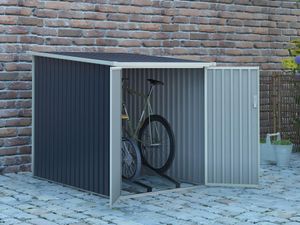 Fahrradunterstand Fahrradschuppen - Stahl - 2,81 m² - NIKI