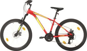 The Living Store horský bicykel 21 speed 27,5 palcové koleso 38 cm červené