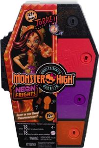 Mattel - Monster High Skulltimate Secrets Neon Schrecken Toralei fluorescenční