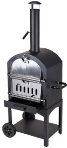 ProGarden BBQ Pizzaofen Schwarz