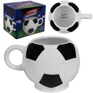 Teetasse Fussball Geshenk Kaffeebecher aus Keramik