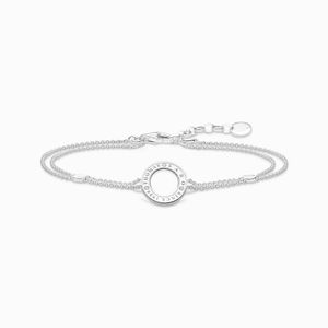 Thomas Sabo A1878-051-14 Armband Damen Kreis mit Weißen Zirkonia Sterling-Silber