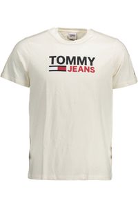 TOMMY HILFIGER T-shirt mit kurtzen Ärmeln Mann, Größe:M, Farbe:weiß (ybh)