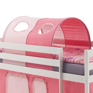 Tunnel MAX für Hochbett Rutschbett Spielbett Kinderbett, in pink/rosa