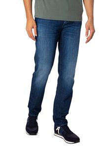 Armani Exchange Schlanke Jeans, Blau 34W x 30L