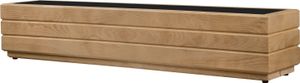 ALFALUX Blumenkasten Blumentöpfe Pflanzkasten Holz Pflanzkübel EICHE 90x17x17cm