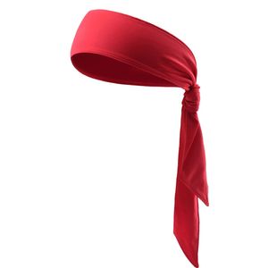 Modisches Unisex-Sport-Fitness-Lauf-Yoga-Anti-Rutsch-Elastisches Stirnband Schweißband-Rot
