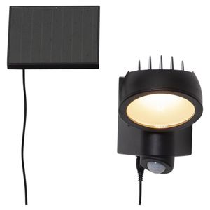 LED Solar Strahler 'Powerspot' - warmweiß - 150lm - mit Bewegungsmelder und Lichtsensor - H: 19cm