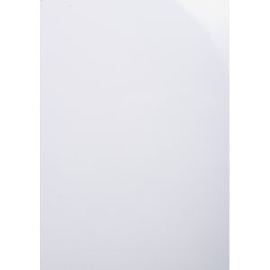Exacompta 2980C 100er Packung Einbanddeckel Chromolux aus Karton 250g/qm, für DIN A4 - Weiß