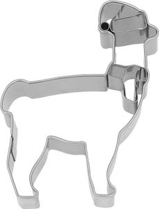 BIRKMANN Ausstechform Weihnachts-Lama, 9 cm, Edelstahl, 199507 BIRKMANN Ausstechform Weihnachts-Lama, 9 cm, Edelstahl, 199507