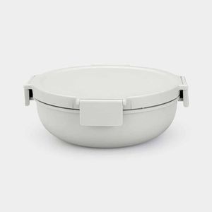 Brabantia Make & Take Salad Bowl 1,3L - Jade Green, Light Grey, Dark Grey Brabantia Make & Take Salad Bowl 1,3L - Light Grey, dostępna również w kolorze Jade Green i Dark Grey