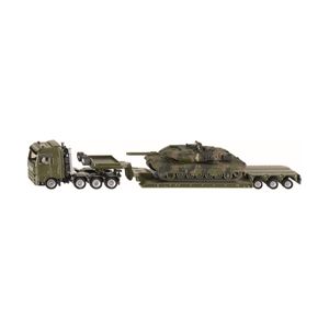 Siku Tieflader mit Panzer Modell olivgrün; 1872