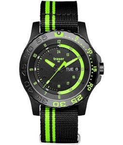 Traser H3 Watches Green Spirit Textil schwarz-grün 105542