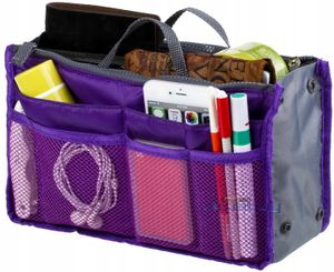 Kosmetiktasche - Handtaschen-Organizer - Einfaches Umpacken - Viel Stauraum - Stilvoll - Lila - Modell E2