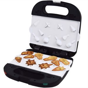 Syntrox Germany Weihnachtsmotiv Kombigerät – Waffeleisen | 1500W Antihaft-Beschichtung
