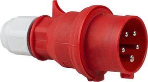 as-Schwabe Bals CEE-Stecker 400V 32A Rot Schraubanschluss max. 6mm² IP44