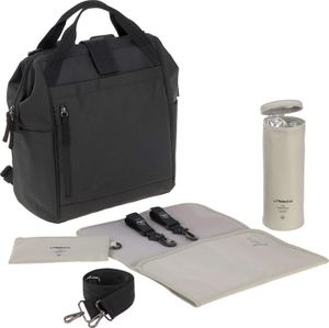 Lässig Green Label Goldie Up Wickelrucksack, Wickeltasche schwarz Lässig Green Label Goldie Up Wickelrucksack, Wickeltasche schwarz