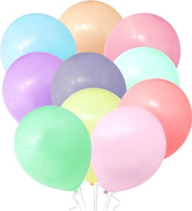 Oblique Unique 10 Luftballons Kinder Geburtstag Party Deko Ballons Baby Shower Einschulung JGA - bunt pastellfarben