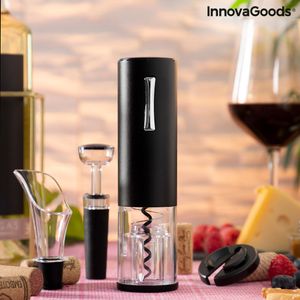 Elektrischer Wiederaufladbarer Korkenzieher mit Zubehör für Wein Corklux InnovaGoods