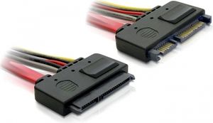 DELOCK SATA-Verl. SATA 22pin -> SATA 22pin St/Bu 0. 20m rot