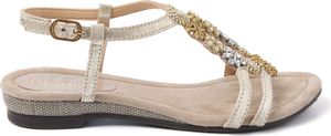 Lazamani Damen Sandalen 85.547 Biscuit Größe 37