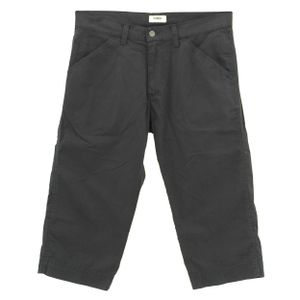 24846 Pioneer, 3-Quarter ,  Herren kurze Jeans Shorts Bermudas, Popelinestretch, black, W 36