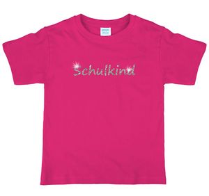 T-Shirt Schulanfang Schulkind mit Glitzer für Kinder