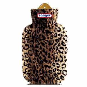Sänger Wärmflasche Flauschbezug Dschungeldesign - Farbe: Leopard