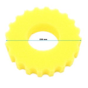 SunSun Ersatzteil für Druckteichfilter CPF-2500 Schwamm gelb, effiziente Teichfilteranlage 6000 l/h, Teichdruckfilter mit UVC-Lampe