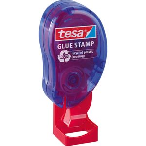 tesa ecoLogo Klebestempel 1.100 Klebepads blau transluzent