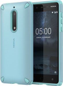 Nokia Bumper für Nokia 5 Minzblau | Schutzhülle Luftkissen-Technologie Case