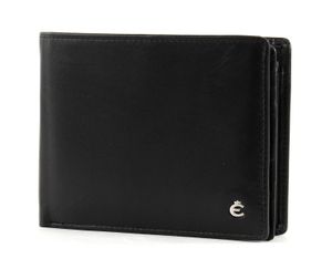 Esquire Geldbörse HARRY Herren schwarz Leder RFID Schutz 12 KF Portemonnaie 2244-49